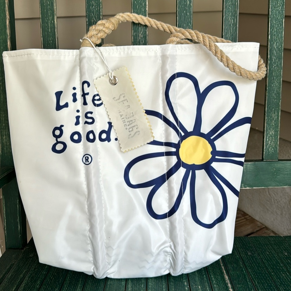 BNWT SEABAGS “Life is Good” Tote